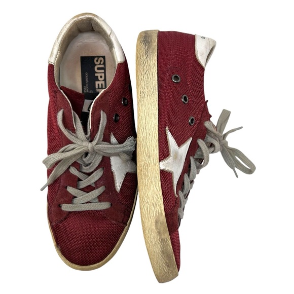 Golden Goose Distressed Sneakers size 38 US 7.5/8 - Picture 4 of 14